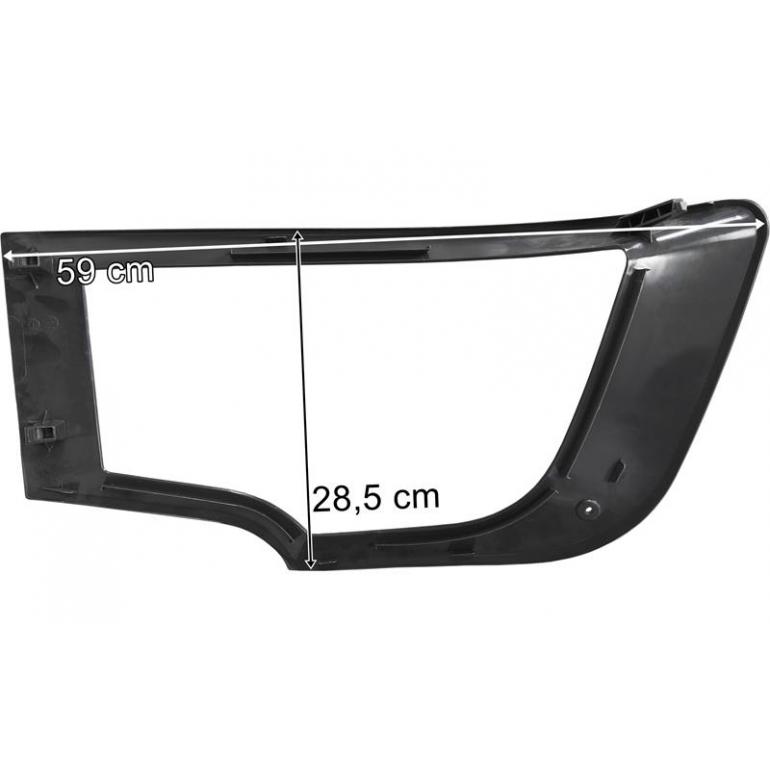 GREY HEADLAMP SURROUND TRIM DRIVER SIDE RH