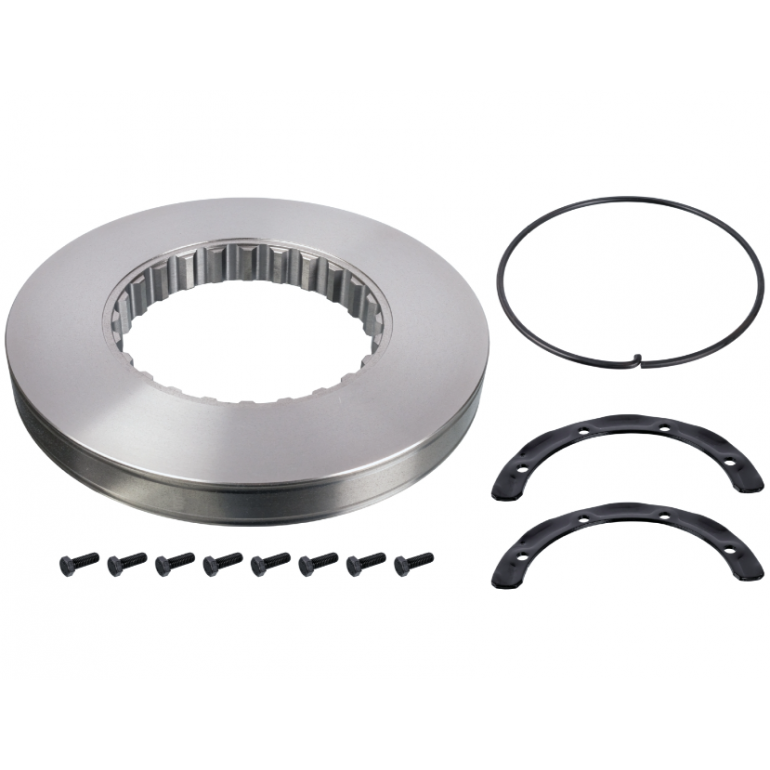 SOLID BRAKE DISC WITH FITTING KIT