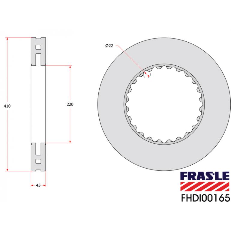 VENTED BRAKE DISC ONLY