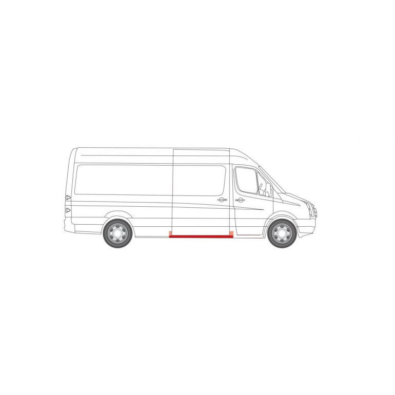 SLIDING DOOR SILL DRIVERS SIDE RH