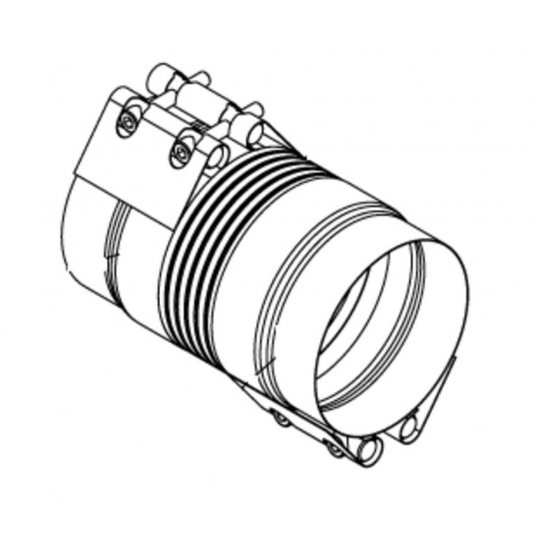 EXHAUST VERTICAL TAILPIPE FLEX SECTION
