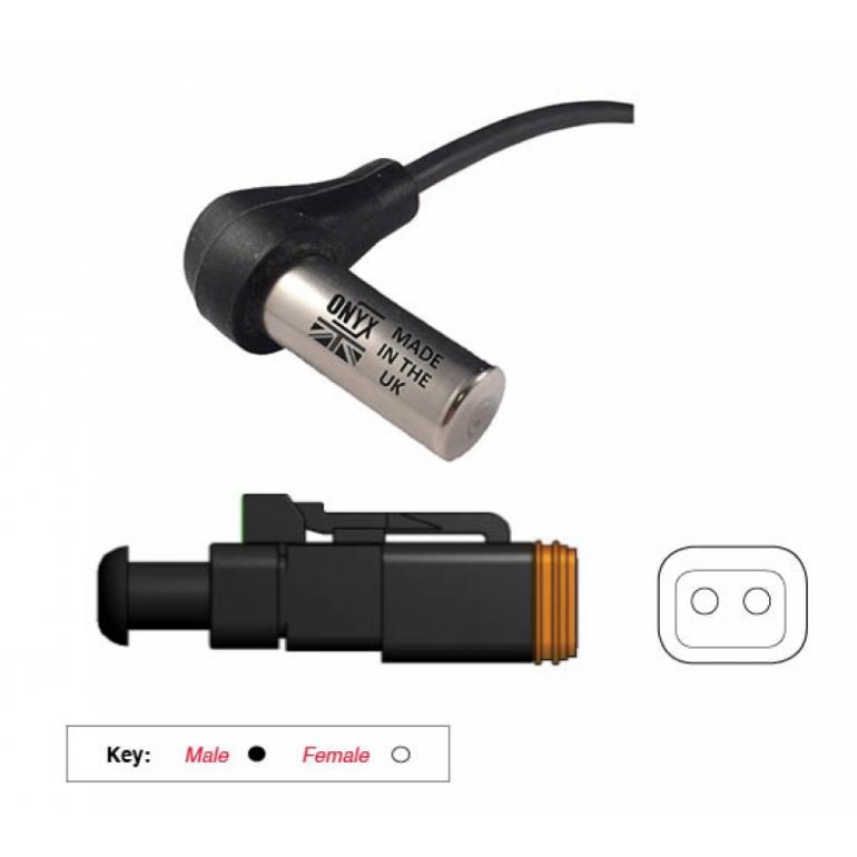 4.0M FRONT ANGLED ABS SPEED SENSOR