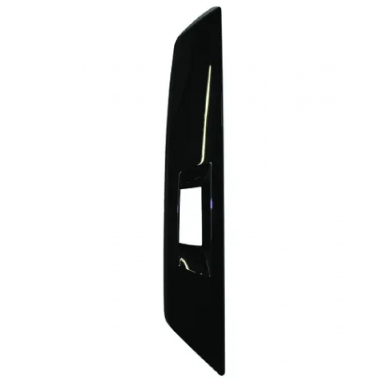 'BLACK GLOSS FINISH MIRROR ARM COVER DRIVER SIDE RH 
