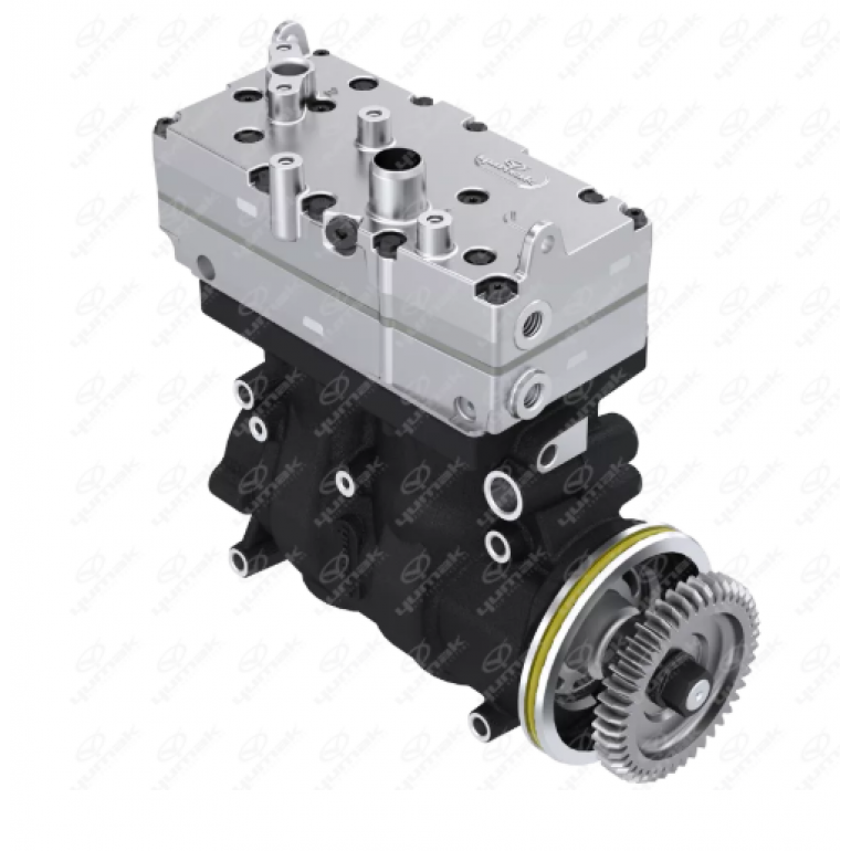 TWIN AIR COMPRESSOR WITH GEAR