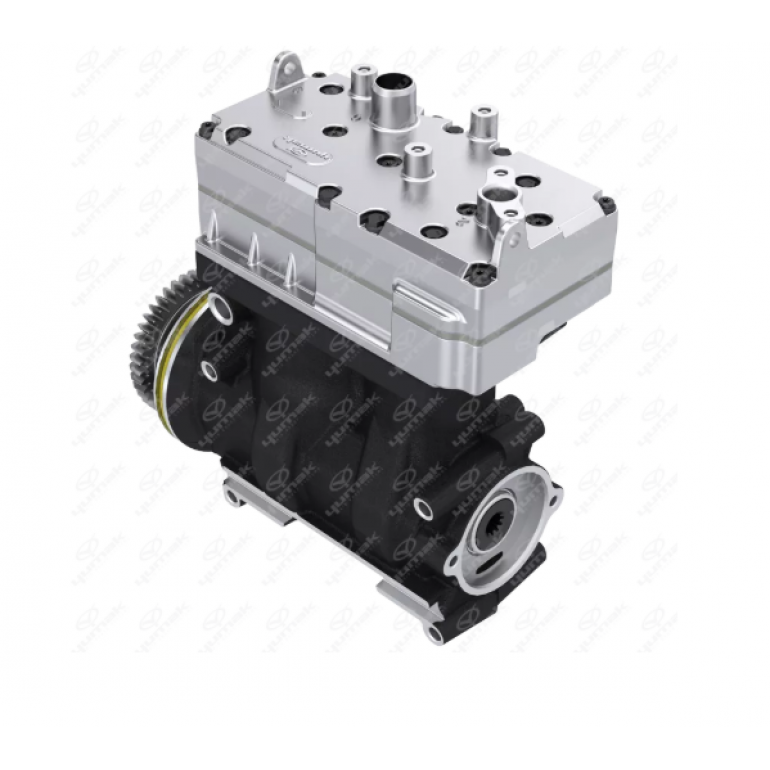 TWIN AIR COMPRESSOR WITH GEAR