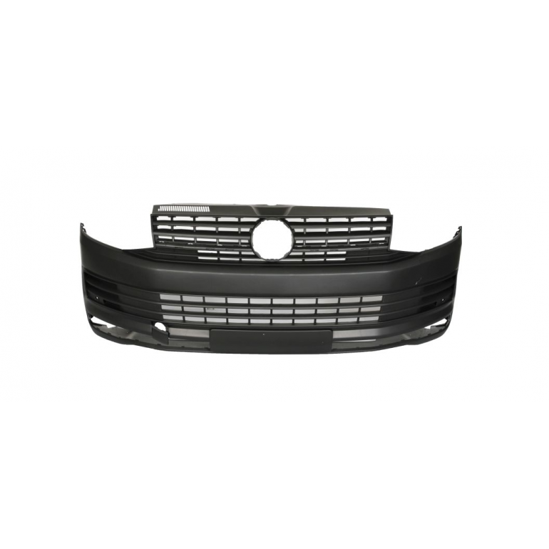 BLACK FRONT BUMPER WITH GRILLE (WITH PDC HOLES)
