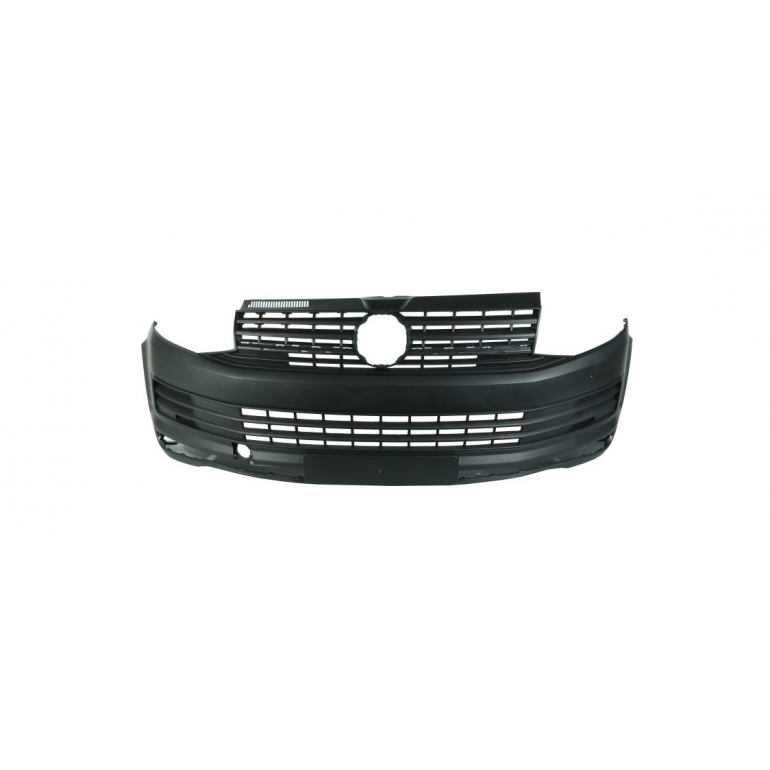 BLACK FRONT BUMPER WITH GRILLE (WITHOUT PDC HOLES)
