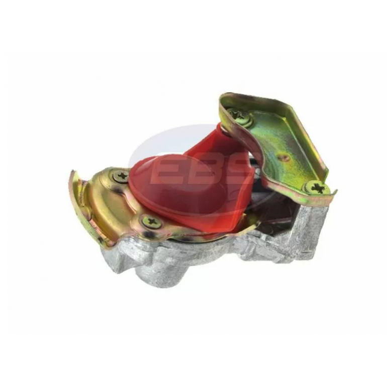 RED PALM COUPLING WITH SELF SEALING VALVE M22x1.5