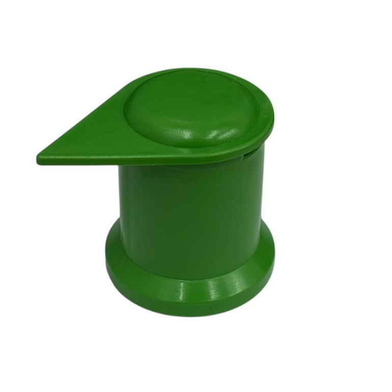 32MM GREEN LONG REACH WHEEL NUT INDICATOR COVERS (PKT 20)