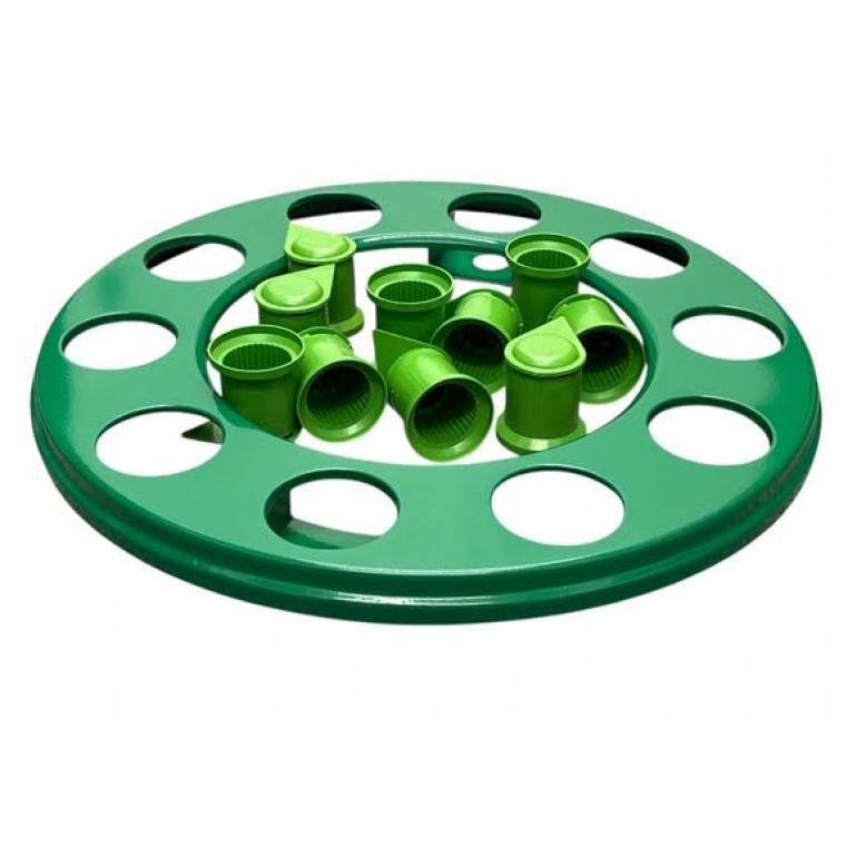 GREEN COATED WHEEL COVER & WHEEL NUT INDICATORS