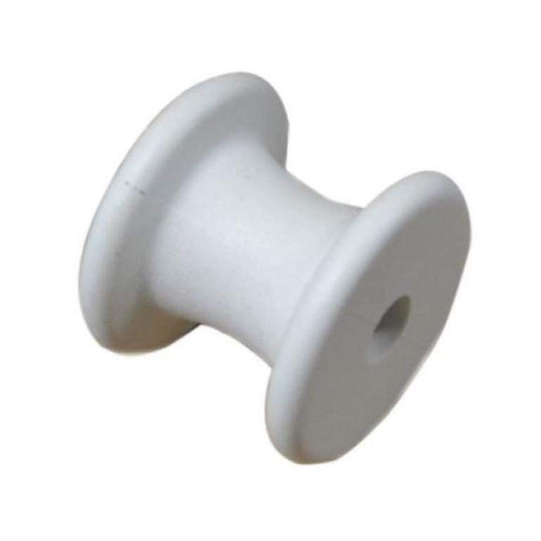 WHITE CURTAIN BOBBIN 33x29MM