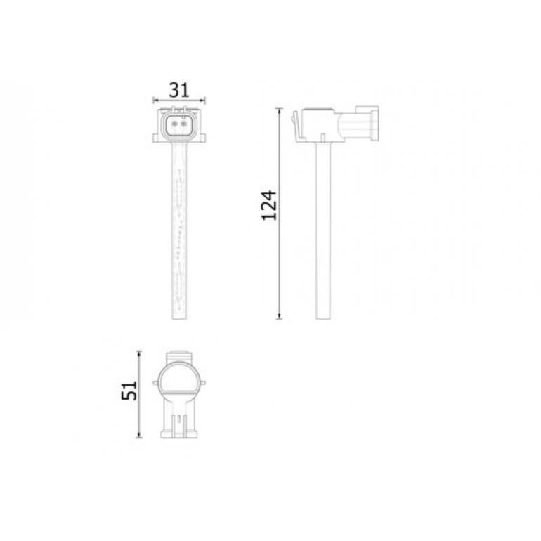 EXPANSION HEADER TANK LEVEL SENSOR