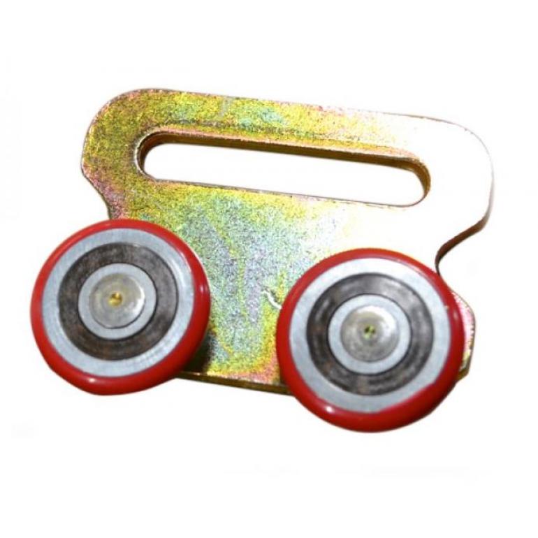 RED CURTAINSIDER ROLLER 32X17MM