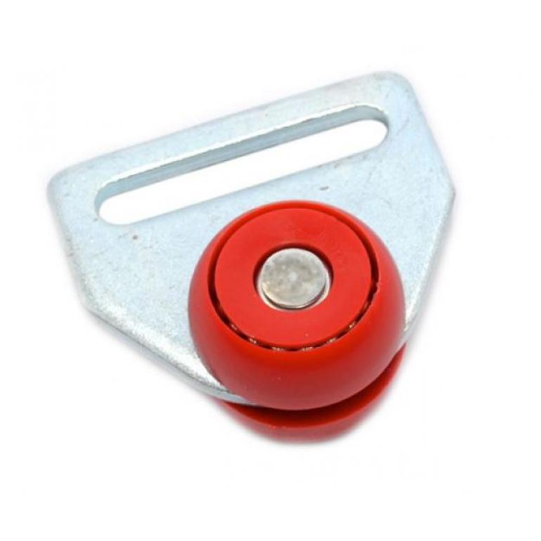 RED CURTAINSIDER ROLLER 35X31MM