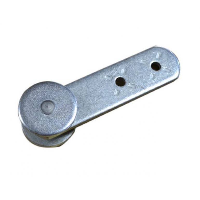 STEEL WHEEL CURTAINSIDER ROLLER 38X29MM