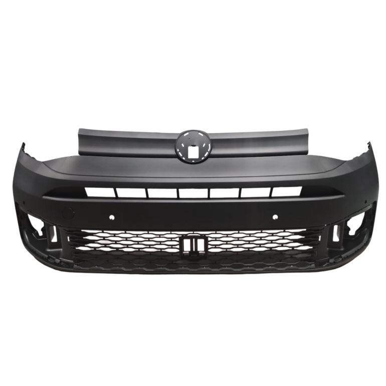 FRONT BUMPER BLACK WITH PARK ASSIST AND BLIND SPOT DETECTION