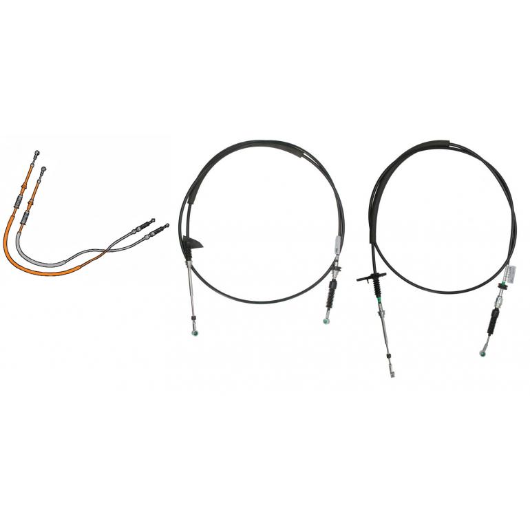 GEARSHIFT SELECTOR CONTROL CABLES (PAIR)