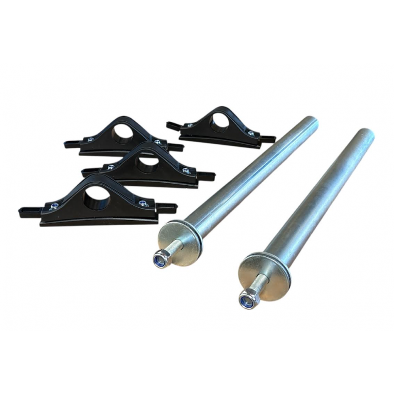 STRAIGHT SINGLE BOLT WING STAYS & BRACKETS 590X42MM