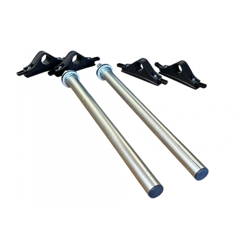 STRAIGHT SINGLE BOLT WING STAYS & BRACKETS 590X42MM