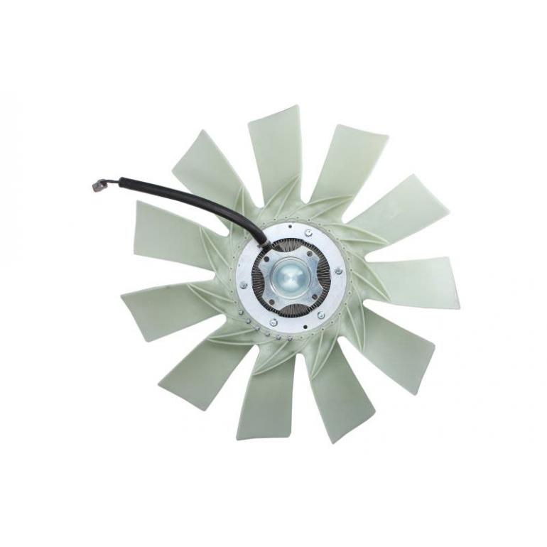 VISCOUS FAN CLUTCH HUB WITH BLADES