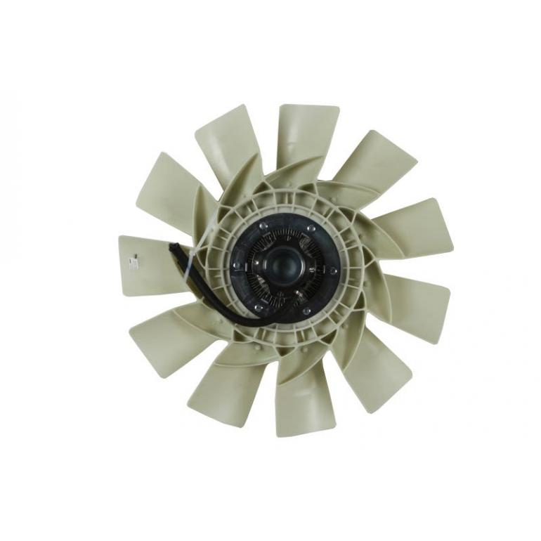 VISCOUS FAN CLUTCH HUB WITH BLADES