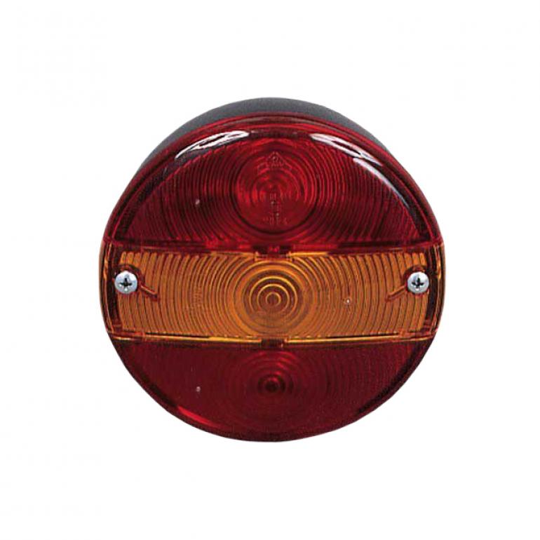 REAR 'HAMBURGER STYLE TAIL LAMP WITH NUMBER PLATE LAMP