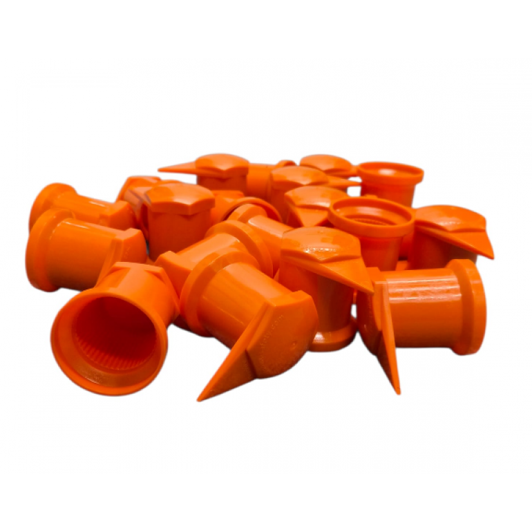 32MM ORANGE LONG REACH WHEEL NUT INDICATOR COVER (PKT20)
