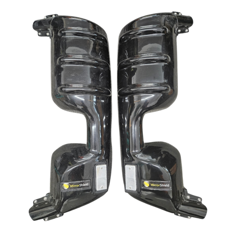 BLACK SUPER STRONG MIRROR GUARD SET