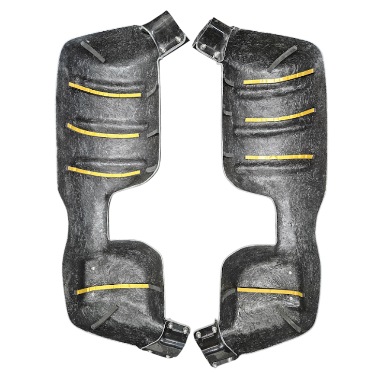 BLACK SUPER STRONG MIRROR GUARD SET