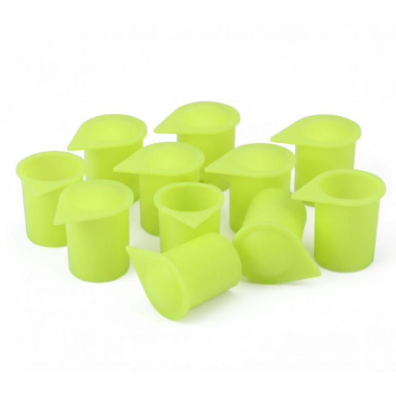 19MM FLUORESCENT YELLOW LONG REACH WHEEL NUT INDICATOR COVERS (PKT 10)