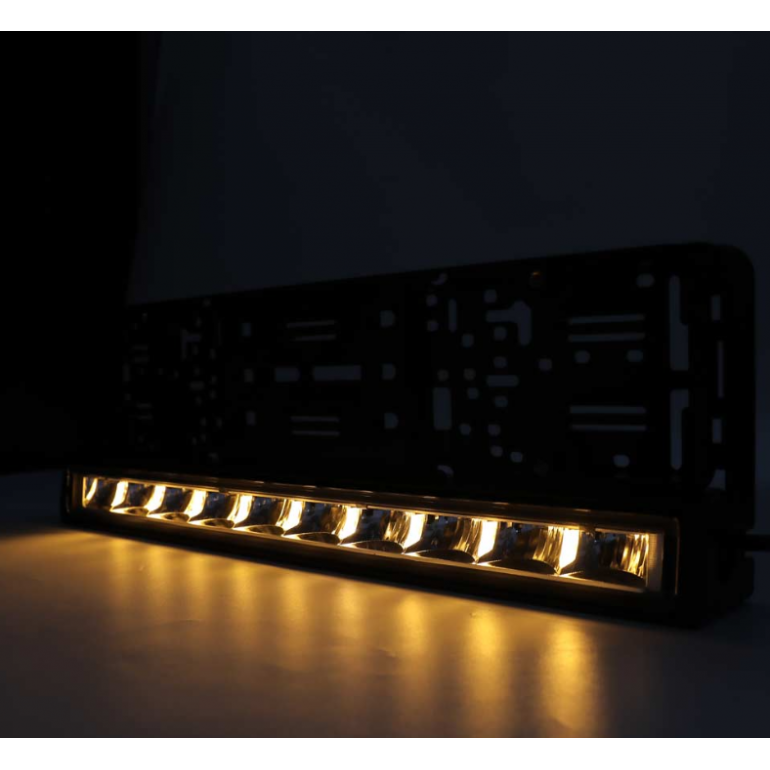 NUMBER PLATE HOLDER WITH LED LIGHTBAR