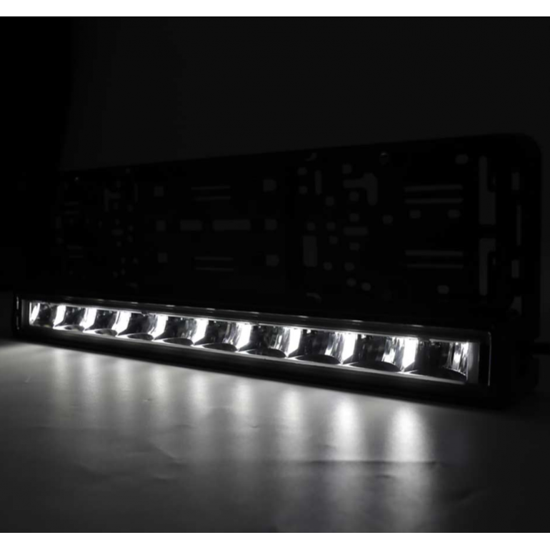 NUMBER PLATE HOLDER WITH LED LIGHTBAR
