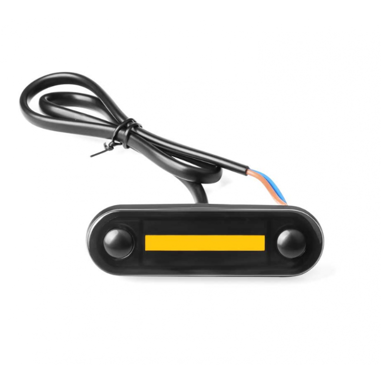 LED AMBER SMOKED MARKER LAMP 0.5M CABLE