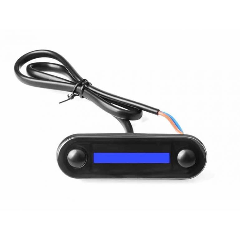 LED BLUE SMOKED MARKER LAMP 0.5M CABLE