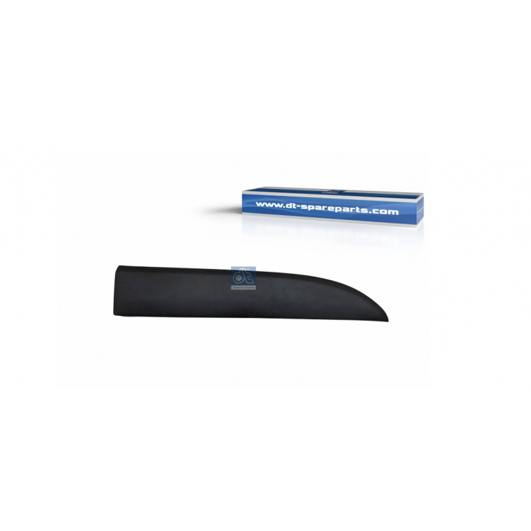 BLACK FRONT DOOR SIDE MOULDING PANEL DRIVERS SIDE RH