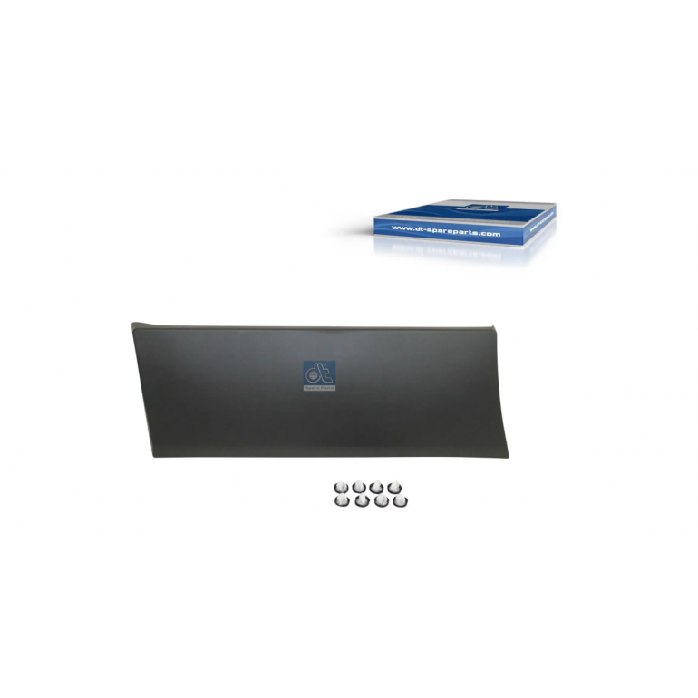 BLACK REAR SIDE MOULDING PANEL DRIVERS SIDE RH