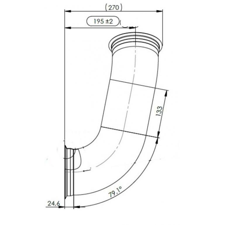 EXHAUST INTERMEDIATE DOWN PIPE
