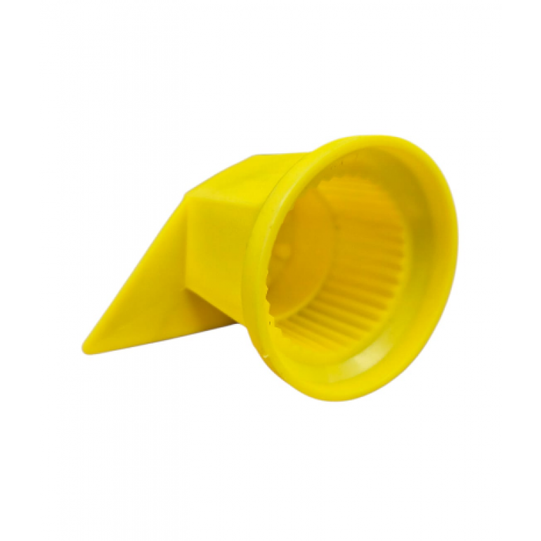 33MM YELLOW LONG REACH WHEEL NUT INDICATOR COVERS (PKT 100)