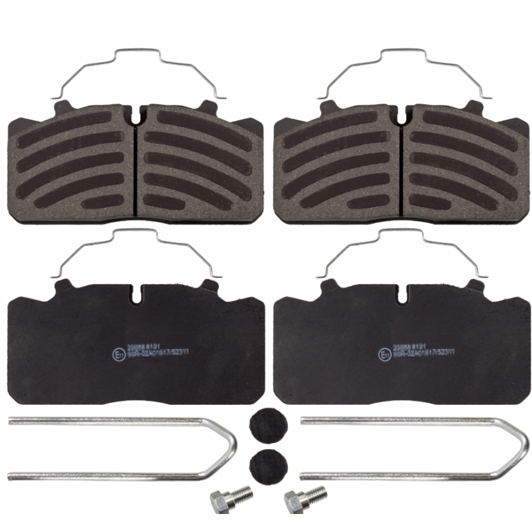 BRAKE PAD AXLE SET WITH FITTING KIT