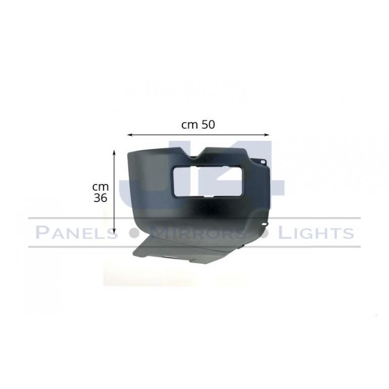 FRONT BUMPER CORNER DRIVER SIDE RH