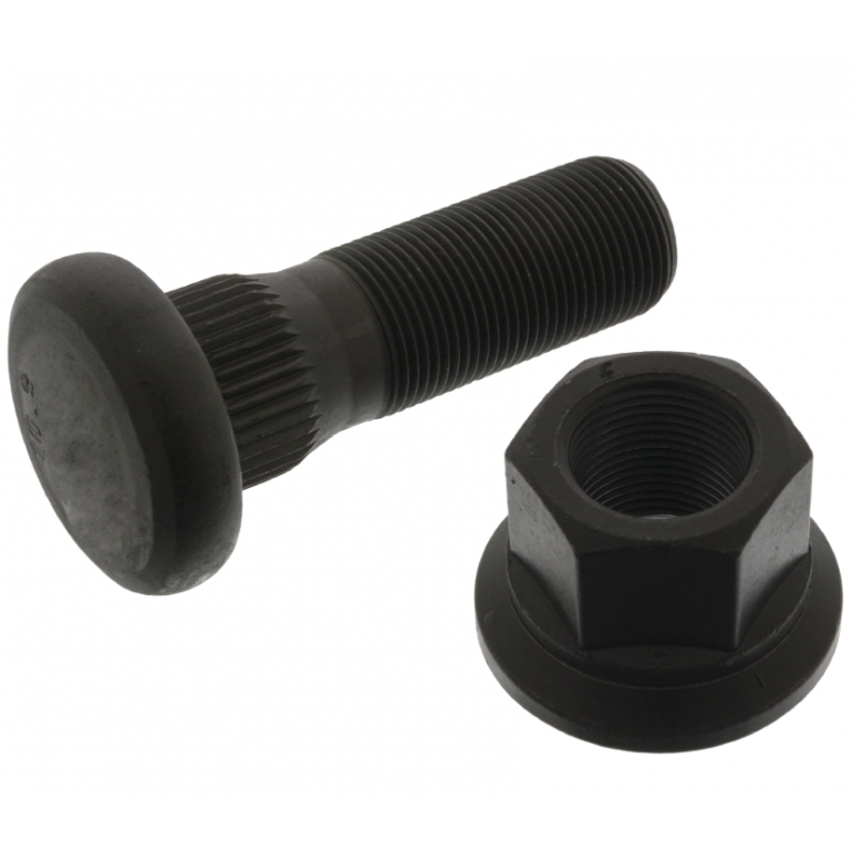 WHEEL BOLT STUD & NUT RHT M22x1.5
