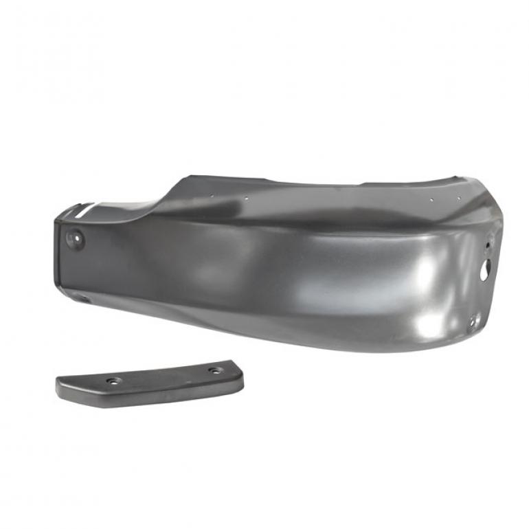FRONT METAL BUMPER CORNER WITH END CAP PASSENGER SIDE LH