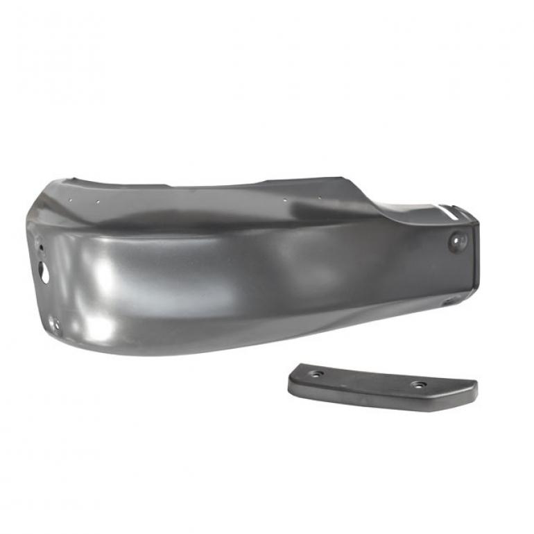 FRONT METAL BUMPER CORNER WITH END CAP DRIVER SIDE RH