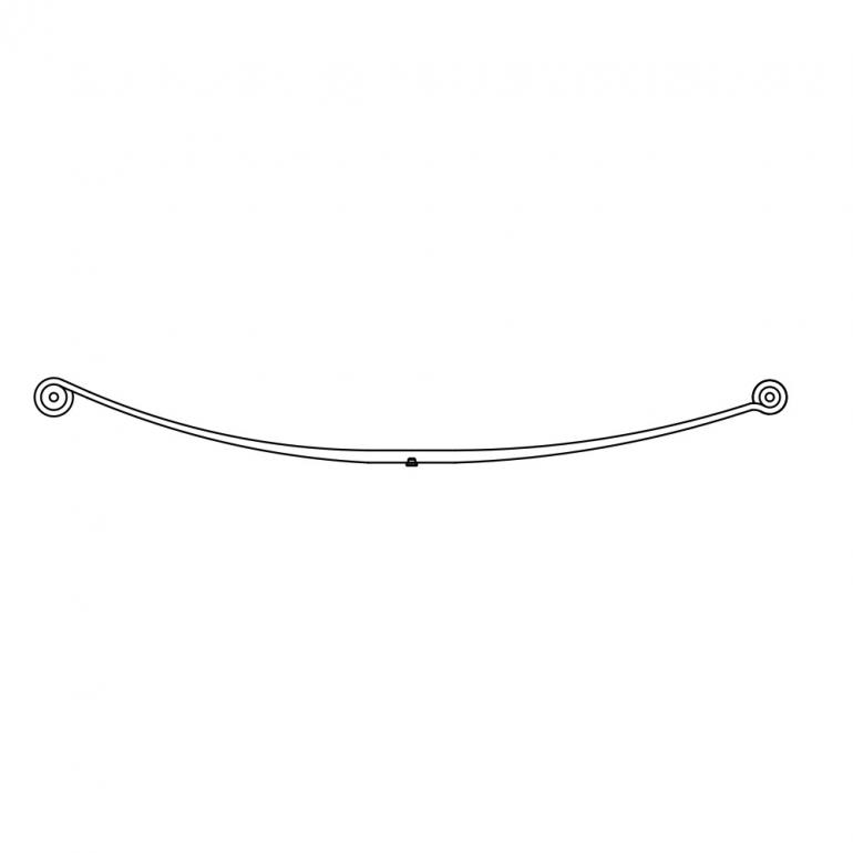REAR SINGLE LEAF ROAD SPRING