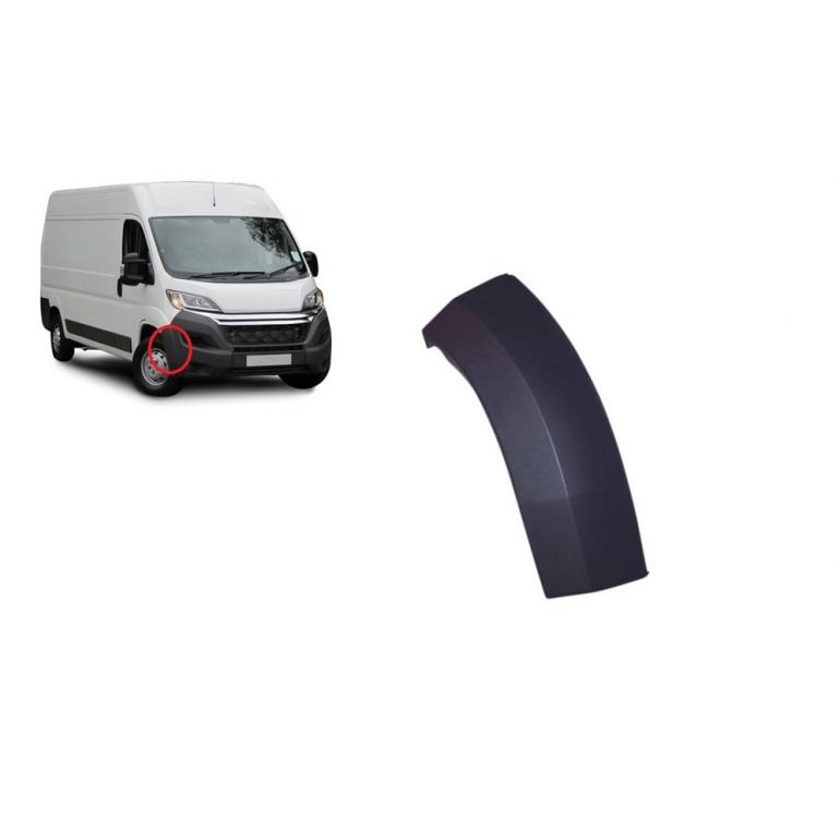 BLACK FRONT BUMPER CORNER END CAP DRIVER SIDE RH