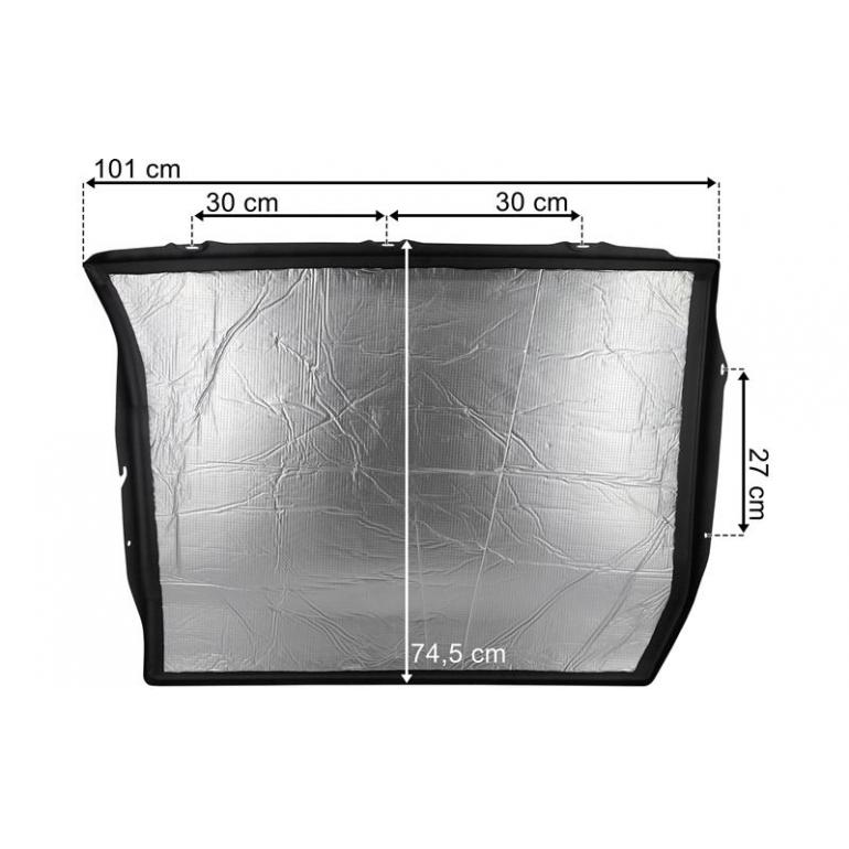 EXHAUST HEAT SHIELD COVER WITH INSULATION COVER