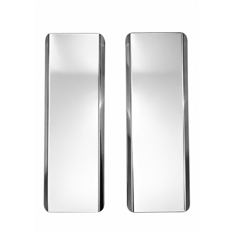 STAINLESS STEEL MIRROR GUARD SET