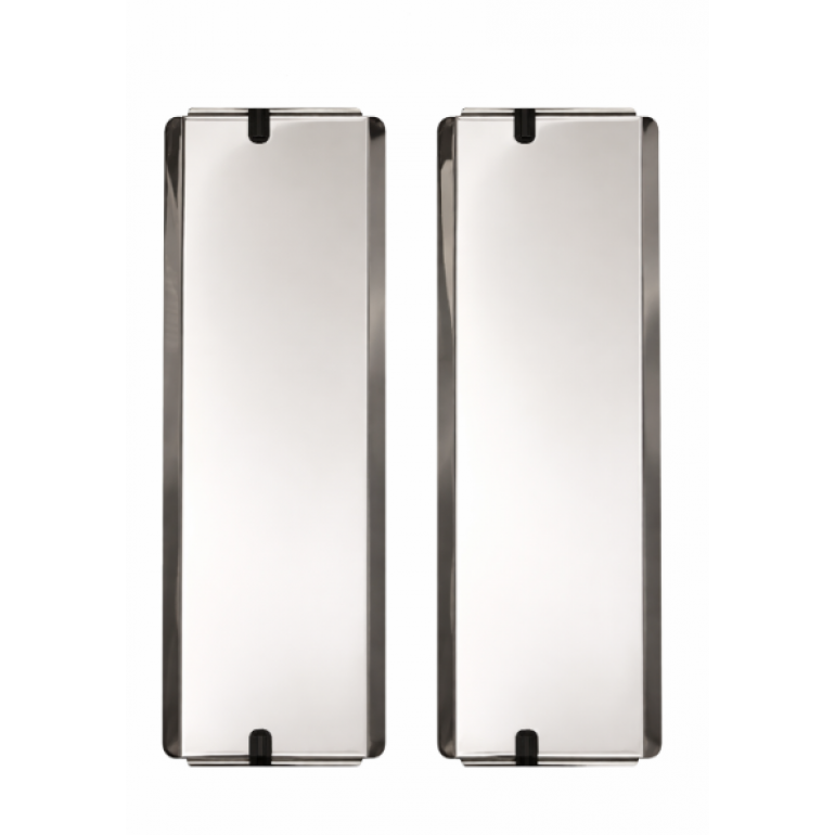 STAINLESS STEEL MIRROR GUARD SET