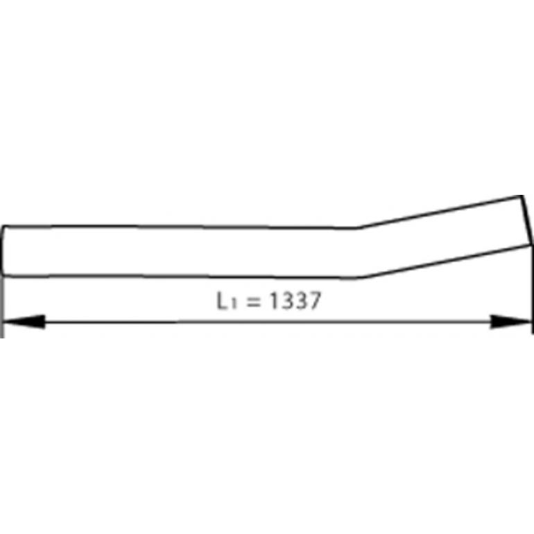 EXHAUST REAR STACK INTERMEDIATE PIPE