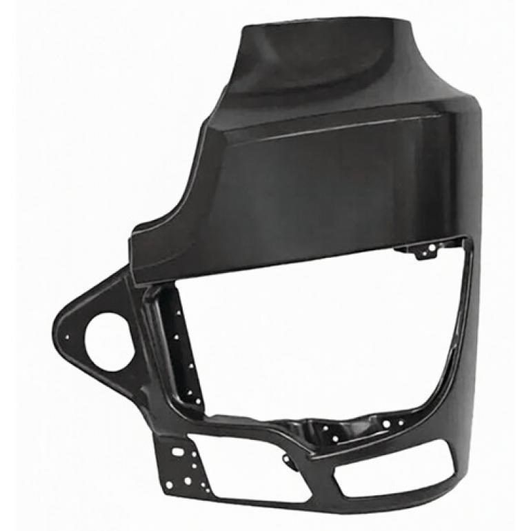 'SMOOTH STEEL FRONT BUMPER CORNER PASSENGER SIDE LH